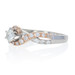 NEW Diamond Engagement Ring - 14k White & Rose Gold .65ctw NEW Diamond Engagement Ring - 14k White & Rose Gold .65ctw