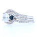 NEW Scott Kay Semi-Mount Wedding Set - 14k Gold Bypass Sapphires Diamonds .89ctw NEW Scott Kay Semi-Mount Wedding Set - 14k Gold Bypass Sapphires Diamonds .89ctw