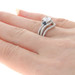NEW Scott Kay Semi-Mount Wedding Set - 14k Gold Bypass Sapphires Diamonds .89ctw NEW Scott Kay Semi-Mount Wedding Set - 14k Gold Bypass Sapphires Diamonds .89ctw