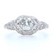 Art Deco Diamond Engagement Ring- 900 Platinum Old Mine Cut 5 3/4 Genuine .71ctw Art Deco Diamond Engagement Ring- 900 Platinum Old Mine Cut 5 3/4 Genuine .71ctw