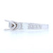NEW Semi-Mount Engagement Ring - 18k White Gold for 5-6.5mm Stone Genuine .57ctw NEW Semi-Mount Engagement Ring - 18k White Gold for 5-6.5mm Stone Genuine .57ctw