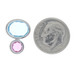 Palladium Pink Sapphire & Blue Topaz Pendant - Round & Oval Cut 4.35ctw Palladium Pink Sapphire & Blue Topaz Pendant - Round & Oval Cut 4.35ctw