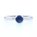NEW Sapphire Solitaire Engagement Ring - 950 Platinum Round Cut .53ct NEW Sapphire Solitaire Engagement Ring - 950 Platinum Round Cut .53ct