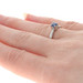 NEW Sapphire Solitaire Engagement Ring - 950 Platinum Round Cut .53ct NEW Sapphire Solitaire Engagement Ring - 950 Platinum Round Cut .53ct