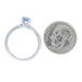 NEW Sapphire Solitaire Engagement Ring - 950 Platinum Round Cut .53ct NEW Sapphire Solitaire Engagement Ring - 950 Platinum Round Cut .53ct