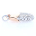 NEW Jorge Revilla Pendant - Sterling Silver Gold Plated Contemporary Circle NEW Jorge Revilla Pendant - Sterling Silver Gold Plated Contemporary Circle