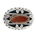 Sterling Silver Mexican Fire Opal Brooch - 925 Oval Cabochon Open Cut Pin Sterling Silver Mexican Fire Opal Brooch - 925 Oval Cabochon Open Cut Pin