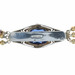 Sterling Faux Pearl, Simulated Sapphire, & Rhinestone Vintage Necklace 13 1/2" Sterling Faux Pearl, Simulated Sapphire, & Rhinestone Vintage Necklace 13 1/2"