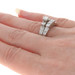 White Gold Diamond Engagement Ring & Wedding Band - 14k Round Brilliant 1.00ctw White Gold Diamond Engagement Ring & Wedding Band - 14k Round Brilliant 1.00ctw