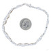 Sterling Cubic Zirconia Bow Link Bracelet 7 1/2" - 925 Round 5.05ctw Milgrain Sterling Cubic Zirconia Bow Link Bracelet 7 1/2" - 925 Round 5.05ctw Milgrain