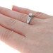 Platinum Diamond Engagement Ring - 900 Round Brilliant Cut .49ctw Cathedral Platinum Diamond Engagement Ring - 900 Round Brilliant Cut .49ctw Cathedral
