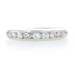 Platinum Diamond Vintage Wedding Band - 900 Single Cut .35ctw Seven-Stone Ring Platinum Diamond Vintage Wedding Band - 900 Single Cut .35ctw Seven-Stone Ring