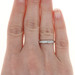 Platinum Diamond Vintage Wedding Band - 900 Single Cut .35ctw Seven-Stone Ring Platinum Diamond Vintage Wedding Band - 900 Single Cut .35ctw Seven-Stone Ring