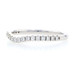 White Gold Diamond Contoured Wedding Band - 14k Round Cut .20ctw Enhancer Ring White Gold Diamond Contoured Wedding Band - 14k Round Cut .20ctw Enhancer Ring