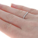 White Gold Diamond Contoured Wedding Band - 14k Round Cut .20ctw Enhancer Ring White Gold Diamond Contoured Wedding Band - 14k Round Cut .20ctw Enhancer Ring