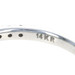White Gold Diamond Contoured Wedding Band - 14k Round Cut .20ctw Enhancer Ring White Gold Diamond Contoured Wedding Band - 14k Round Cut .20ctw Enhancer Ring