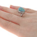Platinum Black Opal & Diamond Ring - 900 Pear Cabochon 2.90ctw Halo-Inspired Platinum Black Opal & Diamond Ring - 900 Pear Cabochon 2.90ctw Halo-Inspired