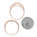Rose Gold Morganite & Diamond Engagement Ring & Wedding Band - 14k Oval 1.85ctw Rose Gold Morganite & Diamond Engagement Ring & Wedding Band - 14k Oval 1.85ctw