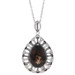 Le Vian Smoky Quartz & Diamond Necklace Sterling & Gold 925 & 18k Pear 5.08ctw Le Vian Smoky Quartz & Diamond Necklace Sterling & Gold 925 & 18k Pear 5.08ctw