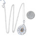 Le Vian Smoky Quartz & Diamond Necklace Sterling & Gold 925 & 18k Pear 5.08ctw Le Vian Smoky Quartz & Diamond Necklace Sterling & Gold 925 & 18k Pear 5.08ctw