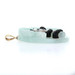 Panda Pendant - 14k Gold Carved Jadeite, Mother of Pearl, & Black Nephrite Jade Panda Pendant - 14k Gold Carved Jadeite, Mother of Pearl, & Black Nephrite Jade