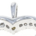 Diamond Heart Pendant - 14k White Gold Round Brilliant .12ctw Diamond Heart Pendant - 14k White Gold Round Brilliant .12ctw