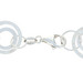 Milor Graduated Necklace 17 1/2" - Sterling Silver 925 Textured Circles Milor Graduated Necklace 17 1/2" - Sterling Silver 925 Textured Circles