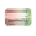Loose Watermelon Bicolor Tourmaline - Emerald Cut 1.78ct Solitaire