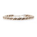 Sterling Silver Rope Chain Bracelet 7 3/4" - 925 Gold Plated Bead Accents Sterling Silver Rope Chain Bracelet 7 3/4" - 925 Gold Plated Bead Accents