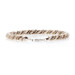 Sterling Silver Rope Chain Bracelet 7 3/4" - 925 Gold Plated Bead Accents Sterling Silver Rope Chain Bracelet 7 3/4" - 925 Gold Plated Bead Accents