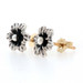 Flower Blossom Stud Earrings - Sterling Silver & 14k Yellow Gold Pierced Flower Blossom Stud Earrings - Sterling Silver & 14k Yellow Gold Pierced