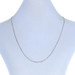 NEW Box Chain Necklace 16" - 14k White Gold Spring Ring Clasp NEW Box Chain Necklace 16" - 14k White Gold Spring Ring Clasp