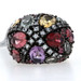 Ziba by Le Vian Tourmaline Citrine Quartz Amethyst Garnet Ring Sterling Sz 6 1/2 Ziba by Le Vian Tourmaline Citrine Quartz Amethyst Garnet Ring Sterling Sz 6 1/2