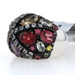 Ziba by Le Vian Tourmaline Citrine Quartz Amethyst Garnet Ring Sterling Sz 6 1/2 Ziba by Le Vian Tourmaline Citrine Quartz Amethyst Garnet Ring Sterling Sz 6 1/2