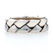 NEW Zone Wedding Band Men's Ring - Sterling Silver & Stainless Steel Weave 9 3/4 NEW Zone Wedding Band Men's Ring - Sterling Silver & Stainless Steel Weave 9 3/4