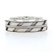 NEW Sterling Silver Men's ZONE Wedding Band - 950 Stainless Steel Titanium Ring