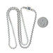 NEW Chamilia Sterling Silver Necklace 1210-0008 Box Chain Snap Oxidized 17.75" NEW Chamilia Sterling Silver Necklace 1210-0008 Box Chain Snap Oxidized 17.75"