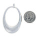 New Bastian Inverun Oval Pendant - Sterling Silver Contemporary