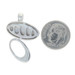 New Bastian Inverun Sterling Silver Oval Pendant - Modern