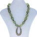 Silpada Sterling Silver Green Prehnite Statement Necklace - N1806 Hammered Retired Silpada Sterling Silver Green Prehnite Statement Necklace - N1806 Hammered Retired