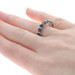 White Gold Round Brilliant Sapphire Band - 14k 4.05ctw Wedding Anniversary Ring White Gold Round Brilliant Sapphire Band - 14k 4.05ctw Wedding Anniversary Ring