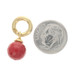 Story Elements Kranz Ziegler Red Globe Drop Charm - NEW Sterling Silver 5408829 Story Elements Kranz Ziegler Red Globe Drop Charm - NEW Sterling Silver 5408829