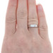 Platinum Diamond Solitaire Engagement Ring 950 Princess .40ct Cathedral Sz 4 3/4 Platinum Diamond Solitaire Engagement Ring 950 Princess .40ct Cathedral Sz 4 3/4