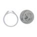Platinum Diamond Solitaire Engagement Ring 950 Princess .40ct Cathedral Sz 4 3/4 Platinum Diamond Solitaire Engagement Ring 950 Princess .40ct Cathedral Sz 4 3/4