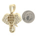 Yellow Gold Diamond Elephant Men's Pendant 10k Rnd Baguette 1.88ctw Animal Bling Yellow Gold Diamond Elephant Men's Pendant 10k Rnd Baguette 1.88ctw Animal Bling