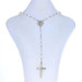 Vintage Sterling Silver Creed Rosary - Crystal Beads Catholic Religious Faith Vintage Sterling Silver Creed Rosary - Crystal Beads Catholic Religious Faith