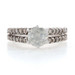 White Gold Diamond Engagement Ring - 10k Round Brilliant Cut 1.42ctw White Gold Diamond Engagement Ring - 10k Round Brilliant Cut 1.42ctw