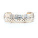 Native American Sterling Silver Etched Cuff Bracelet 6 3/4" 925 Native American Sterling Silver Etched Cuff Bracelet 6 3/4" 925