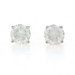 White Gold Diamond Stud Earrings - 10k & 14k Round Brilliant Cut 1.00ctw Pierced White Gold Diamond Stud Earrings - 10k & 14k Round Brilliant Cut 1.00ctw Pierced