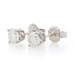 White Gold Diamond Stud Earrings - 10k & 14k Round Brilliant Cut 1.00ctw Pierced White Gold Diamond Stud Earrings - 10k & 14k Round Brilliant Cut 1.00ctw Pierced